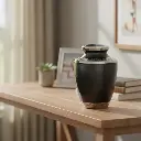 Mother of Pearl Black Adult Urn