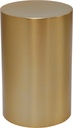 Gold Cylinder Stainless Steel Adult Urn